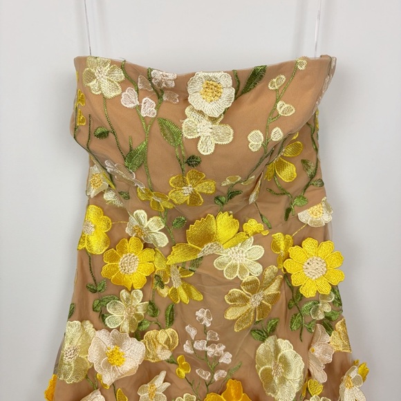 ELLIATT New Age Dress in Yellow Multi Size M - Picture 3 of 11